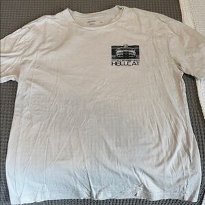 Hollister White Graphic Tee